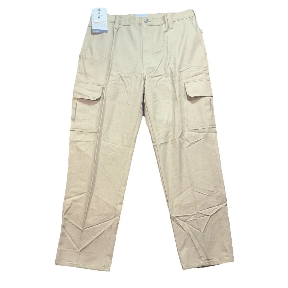 Tyndale Workwear Mens 38/32 FR ARC NFPA Cargo Pants Khaki CAT2 K215T NWT